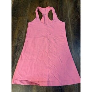Lululemon Women’s Reversible Racerback Tank Top Peach/salmon Orange Size 4